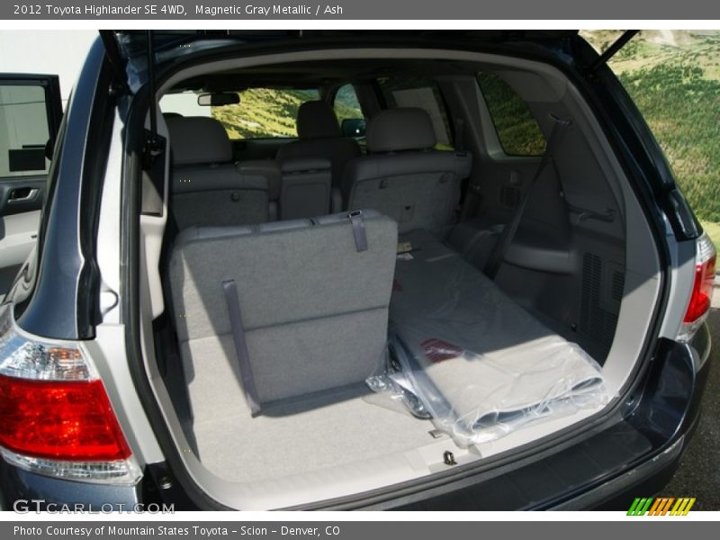 Magnetic Gray Metallic / Ash 2012 Toyota Highlander SE 4WD