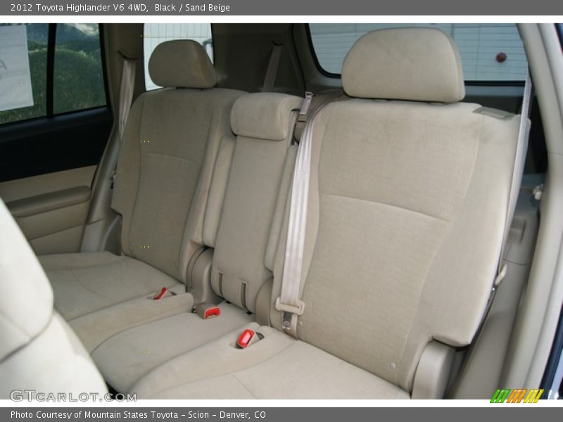  2012 Highlander V6 4WD Sand Beige Interior