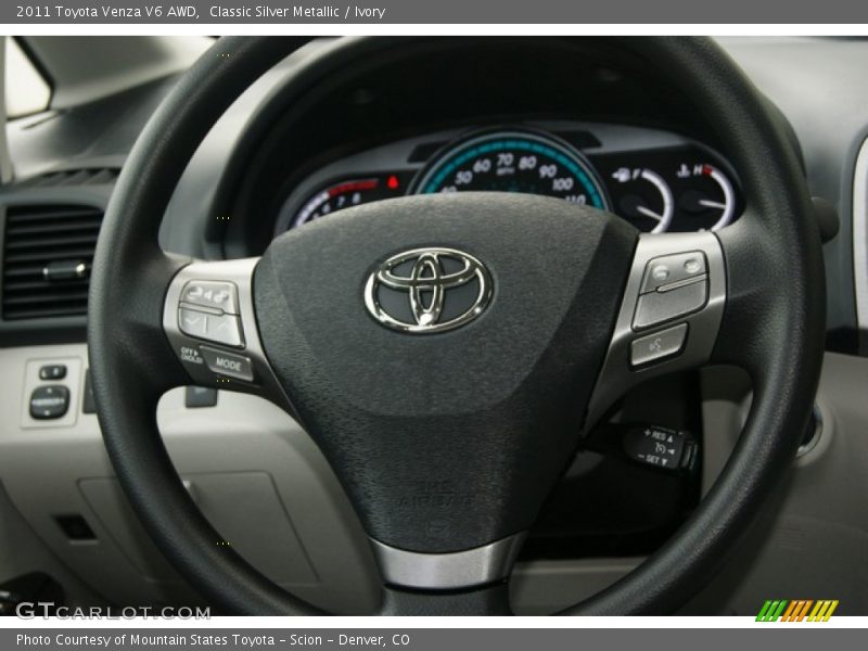 Classic Silver Metallic / Ivory 2011 Toyota Venza V6 AWD