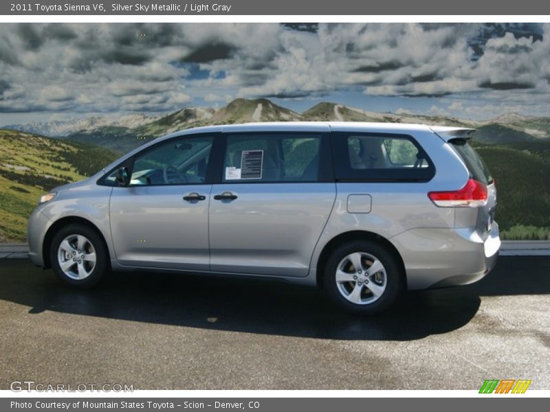 Silver Sky Metallic / Light Gray 2011 Toyota Sienna V6