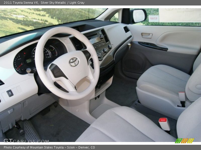 Silver Sky Metallic / Light Gray 2011 Toyota Sienna V6