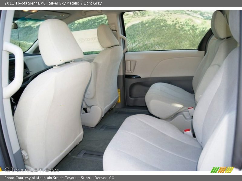 Silver Sky Metallic / Light Gray 2011 Toyota Sienna V6