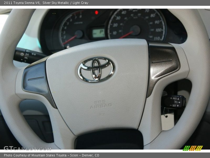 Silver Sky Metallic / Light Gray 2011 Toyota Sienna V6