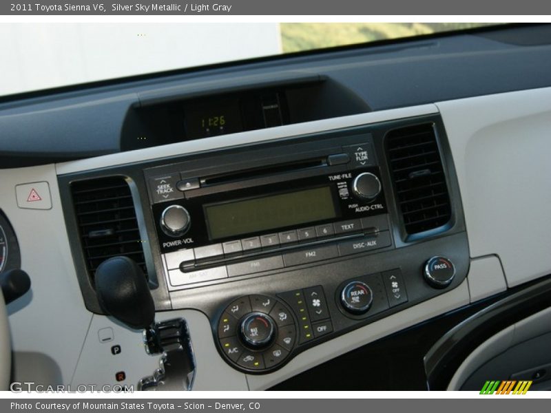 Silver Sky Metallic / Light Gray 2011 Toyota Sienna V6