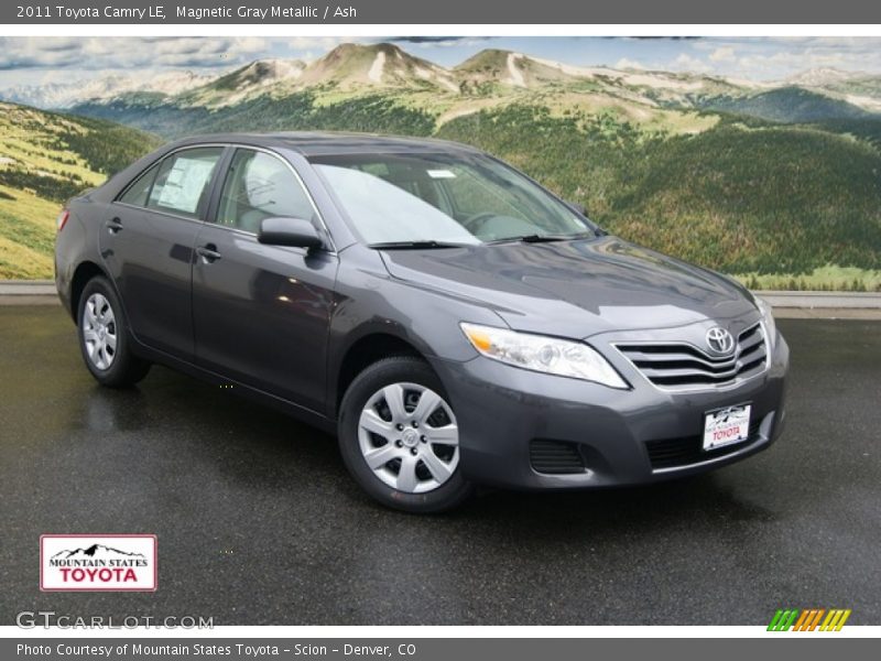 Magnetic Gray Metallic / Ash 2011 Toyota Camry LE
