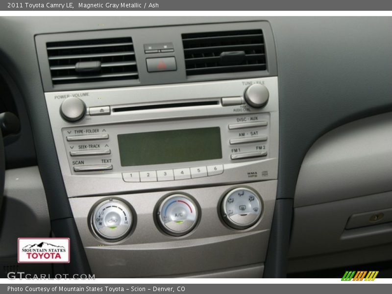 Magnetic Gray Metallic / Ash 2011 Toyota Camry LE
