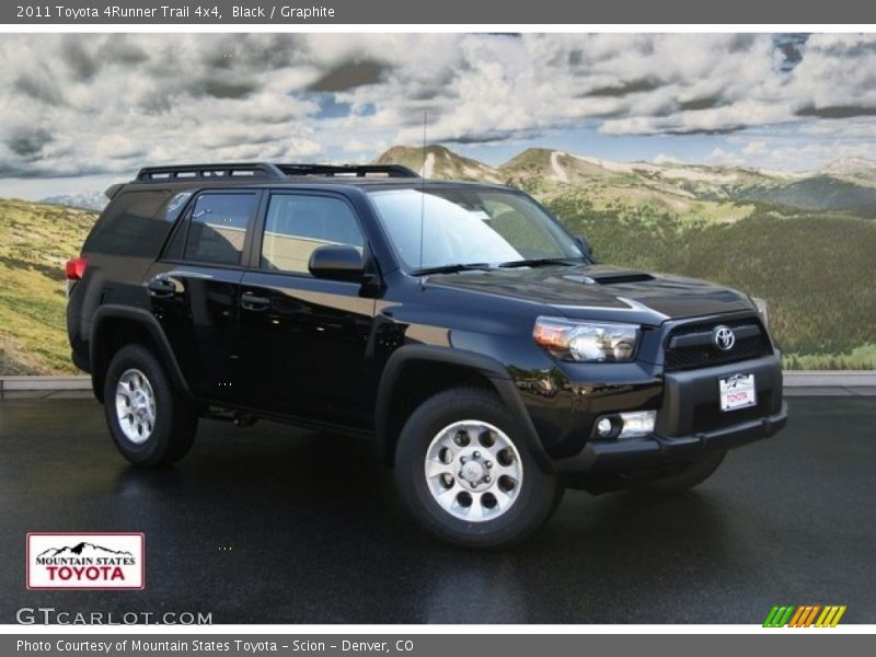 Black / Graphite 2011 Toyota 4Runner Trail 4x4