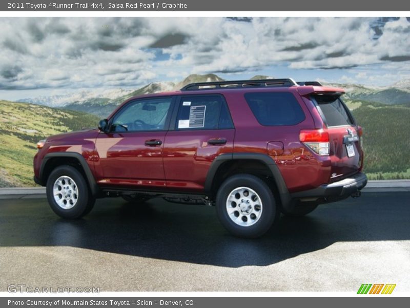 Salsa Red Pearl / Graphite 2011 Toyota 4Runner Trail 4x4