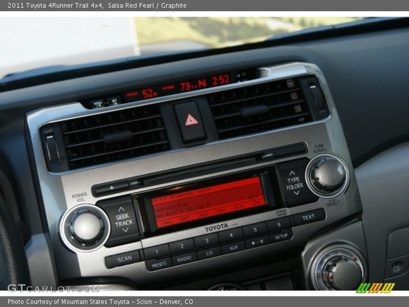 Salsa Red Pearl / Graphite 2011 Toyota 4Runner Trail 4x4