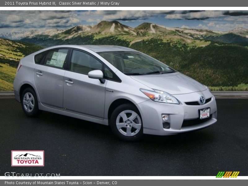 Classic Silver Metallic / Misty Gray 2011 Toyota Prius Hybrid III
