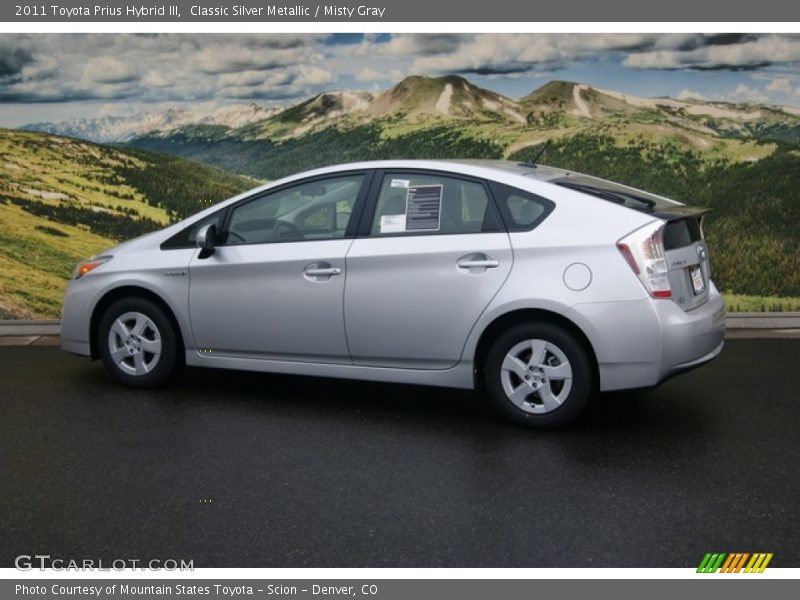 Classic Silver Metallic / Misty Gray 2011 Toyota Prius Hybrid III