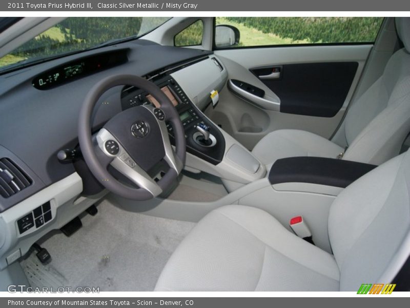 Classic Silver Metallic / Misty Gray 2011 Toyota Prius Hybrid III