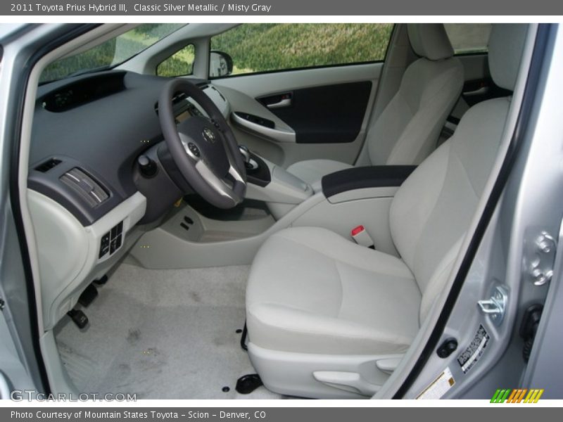 Classic Silver Metallic / Misty Gray 2011 Toyota Prius Hybrid III