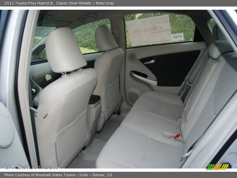Classic Silver Metallic / Misty Gray 2011 Toyota Prius Hybrid III