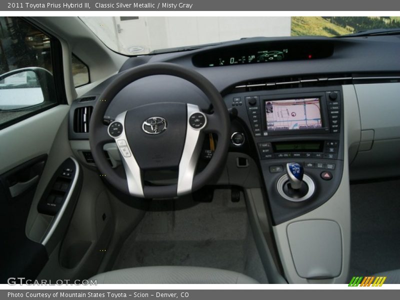 Classic Silver Metallic / Misty Gray 2011 Toyota Prius Hybrid III