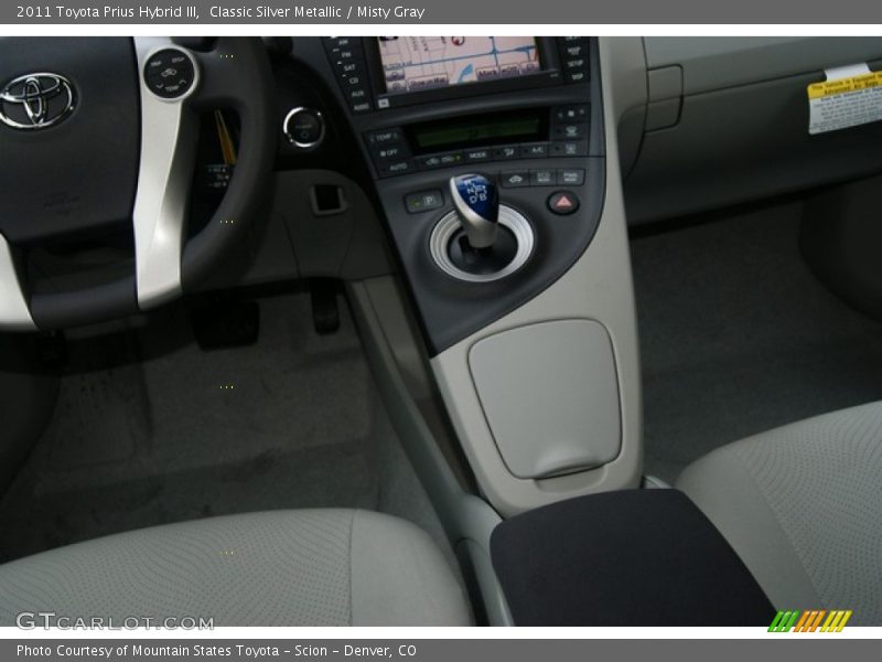 Classic Silver Metallic / Misty Gray 2011 Toyota Prius Hybrid III