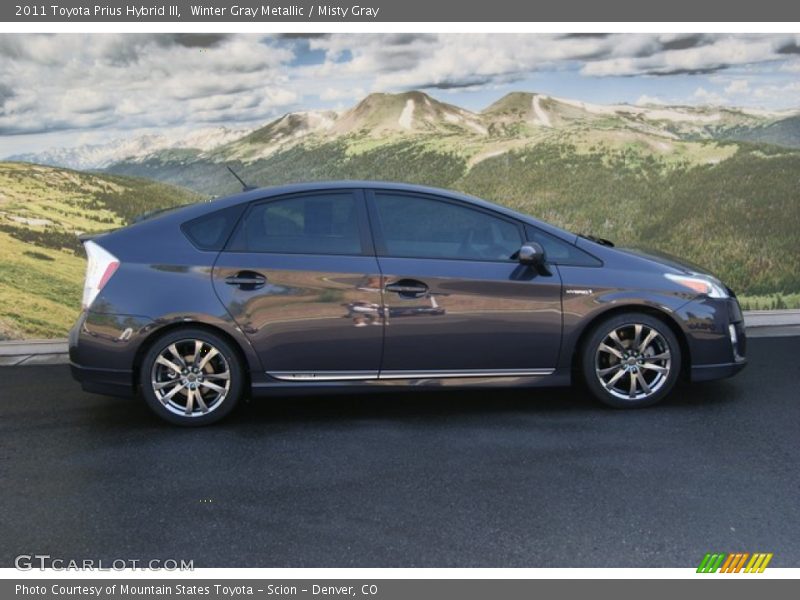Winter Gray Metallic / Misty Gray 2011 Toyota Prius Hybrid III