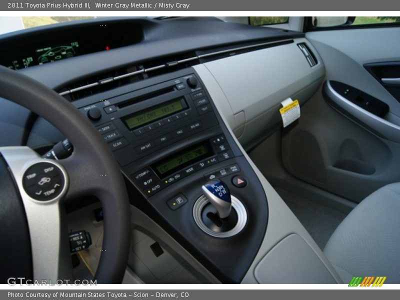 Winter Gray Metallic / Misty Gray 2011 Toyota Prius Hybrid III