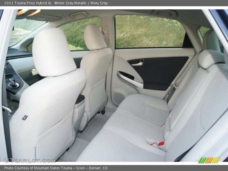 Winter Gray Metallic / Misty Gray 2011 Toyota Prius Hybrid III