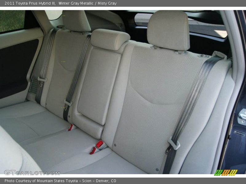Winter Gray Metallic / Misty Gray 2011 Toyota Prius Hybrid III