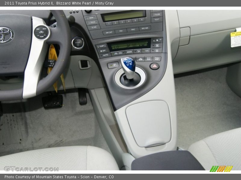 Blizzard White Pearl / Misty Gray 2011 Toyota Prius Hybrid II