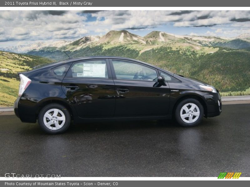 Black / Misty Gray 2011 Toyota Prius Hybrid III