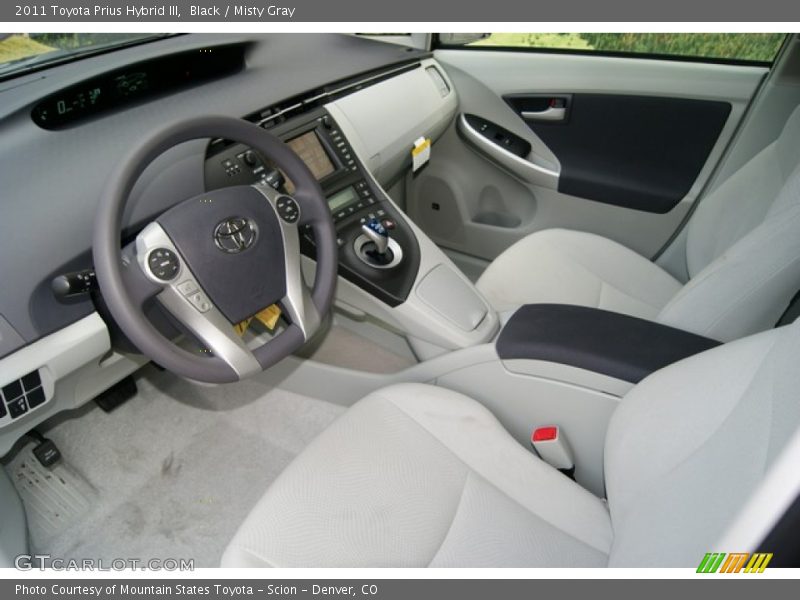 Black / Misty Gray 2011 Toyota Prius Hybrid III