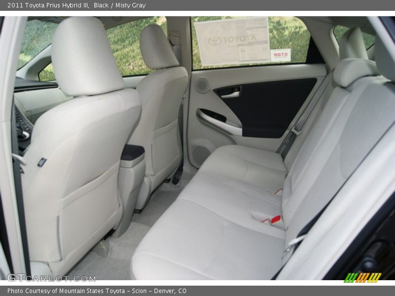 Black / Misty Gray 2011 Toyota Prius Hybrid III