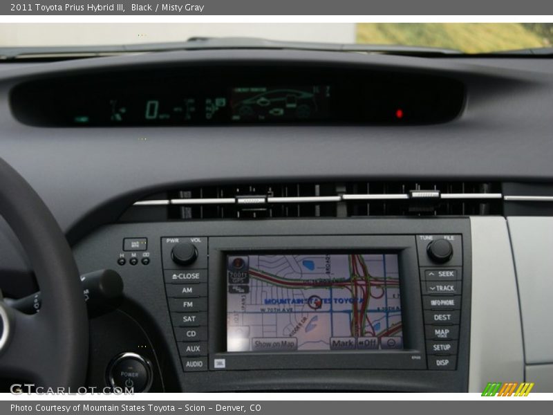 Black / Misty Gray 2011 Toyota Prius Hybrid III