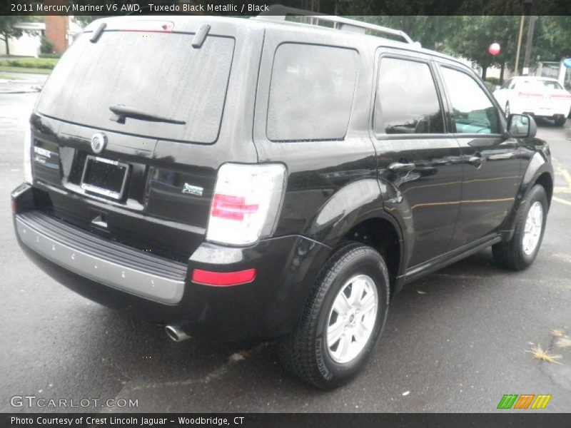 Tuxedo Black Metallic / Black 2011 Mercury Mariner V6 AWD