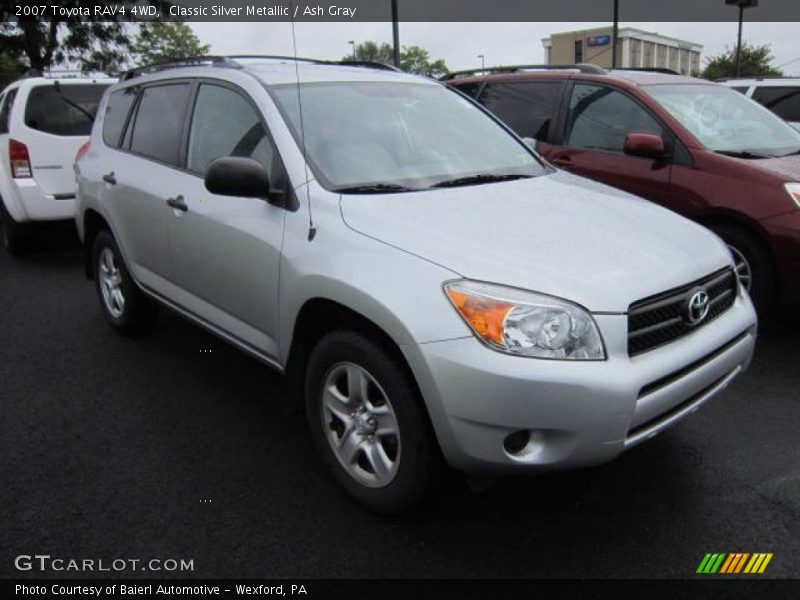 Classic Silver Metallic / Ash Gray 2007 Toyota RAV4 4WD