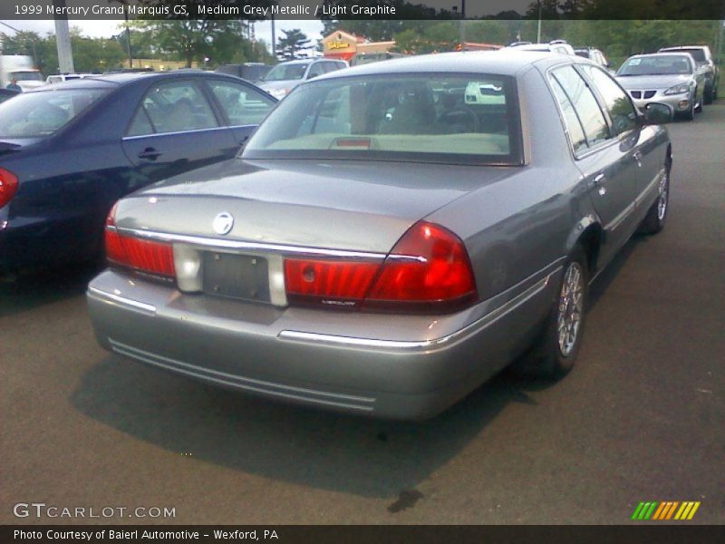 Medium Grey Metallic / Light Graphite 1999 Mercury Grand Marquis GS