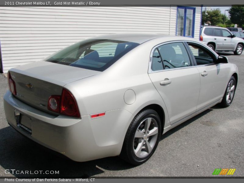 Gold Mist Metallic / Ebony 2011 Chevrolet Malibu LT