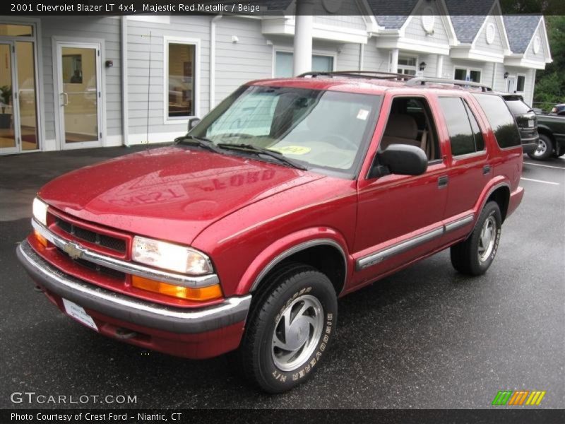 Majestic Red Metallic / Beige 2001 Chevrolet Blazer LT 4x4