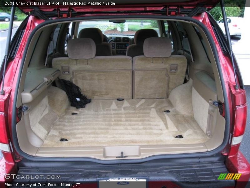 Majestic Red Metallic / Beige 2001 Chevrolet Blazer LT 4x4