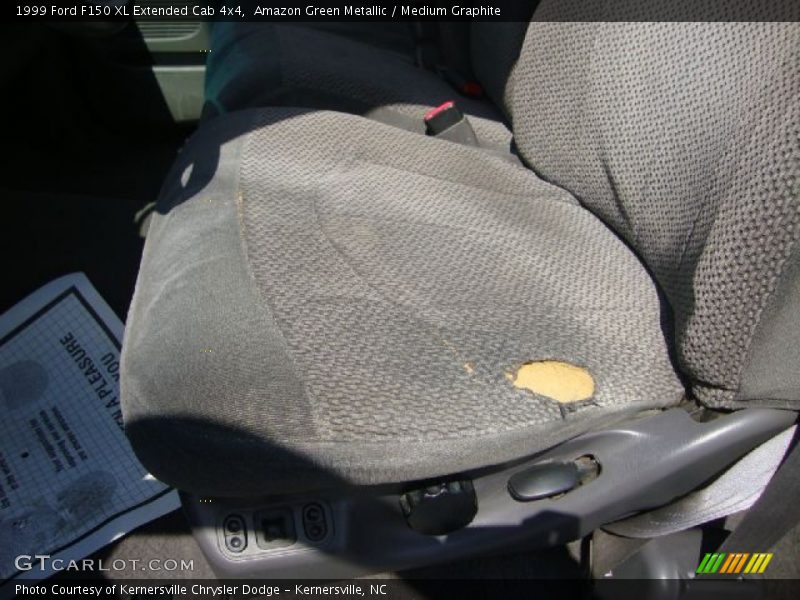 Amazon Green Metallic / Medium Graphite 1999 Ford F150 XL Extended Cab 4x4