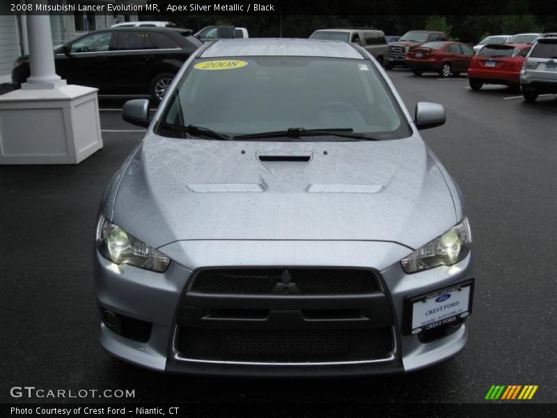 Apex Silver Metallic / Black 2008 Mitsubishi Lancer Evolution MR
