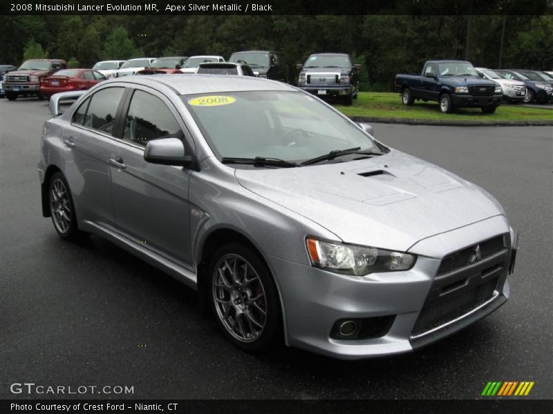 Front 3/4 View of 2008 Lancer Evolution MR
