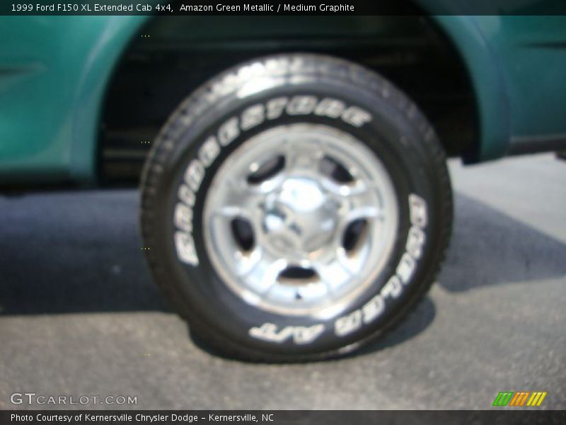 Amazon Green Metallic / Medium Graphite 1999 Ford F150 XL Extended Cab 4x4