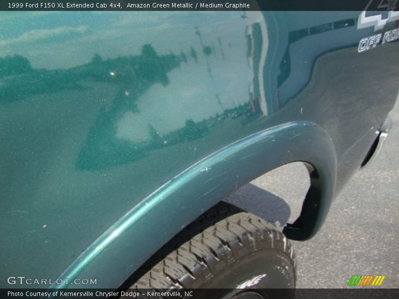 Amazon Green Metallic / Medium Graphite 1999 Ford F150 XL Extended Cab 4x4