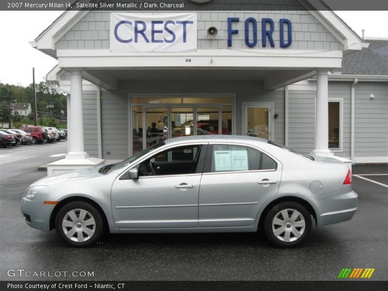 Satellite Silver Metallic / Dark Charcoal 2007 Mercury Milan I4