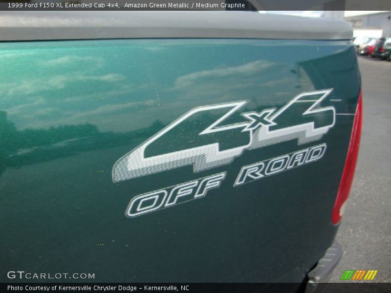 Amazon Green Metallic / Medium Graphite 1999 Ford F150 XL Extended Cab 4x4