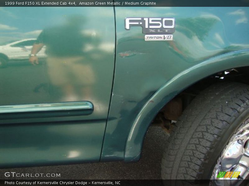 Amazon Green Metallic / Medium Graphite 1999 Ford F150 XL Extended Cab 4x4