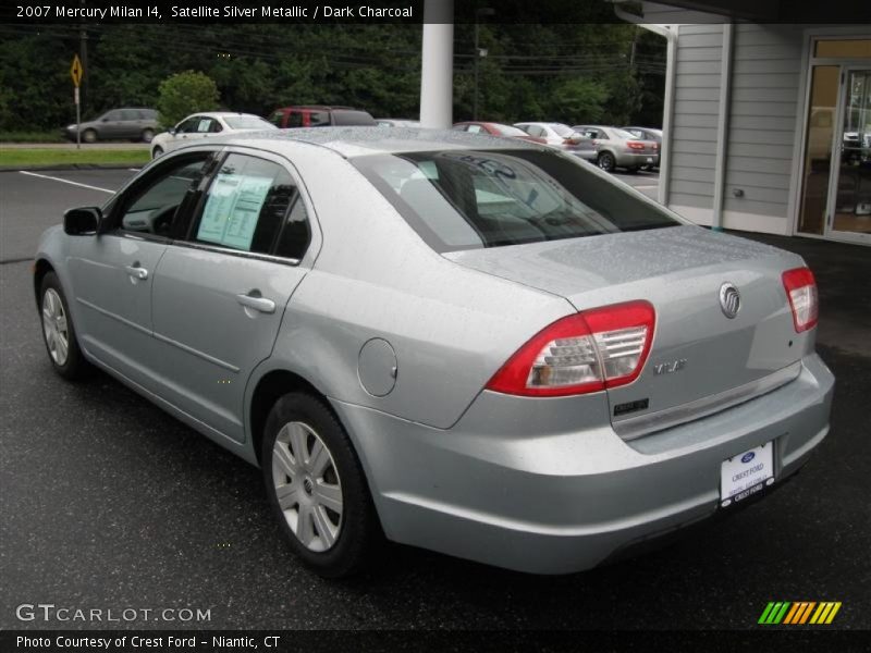 Satellite Silver Metallic / Dark Charcoal 2007 Mercury Milan I4
