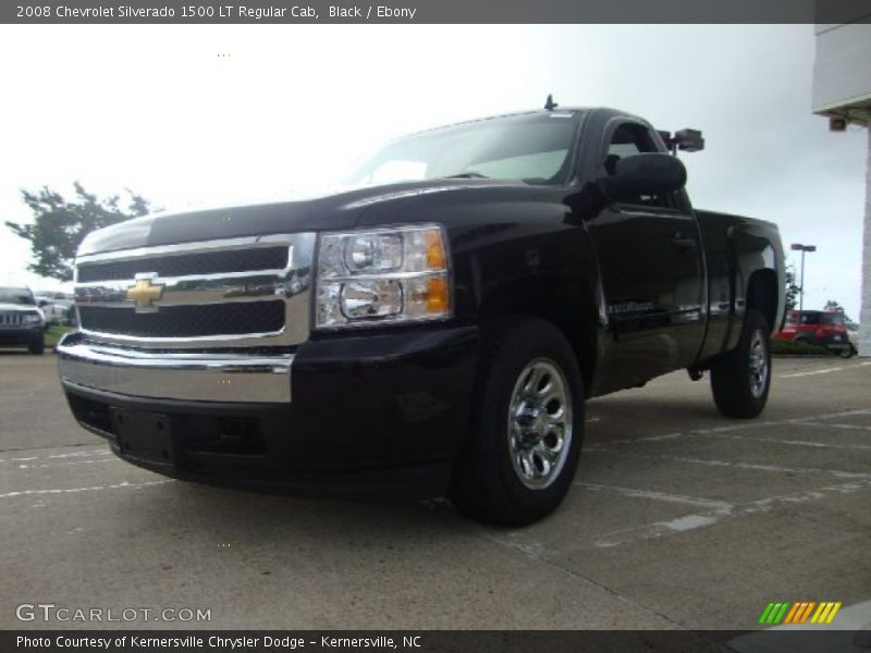 Black / Ebony 2008 Chevrolet Silverado 1500 LT Regular Cab
