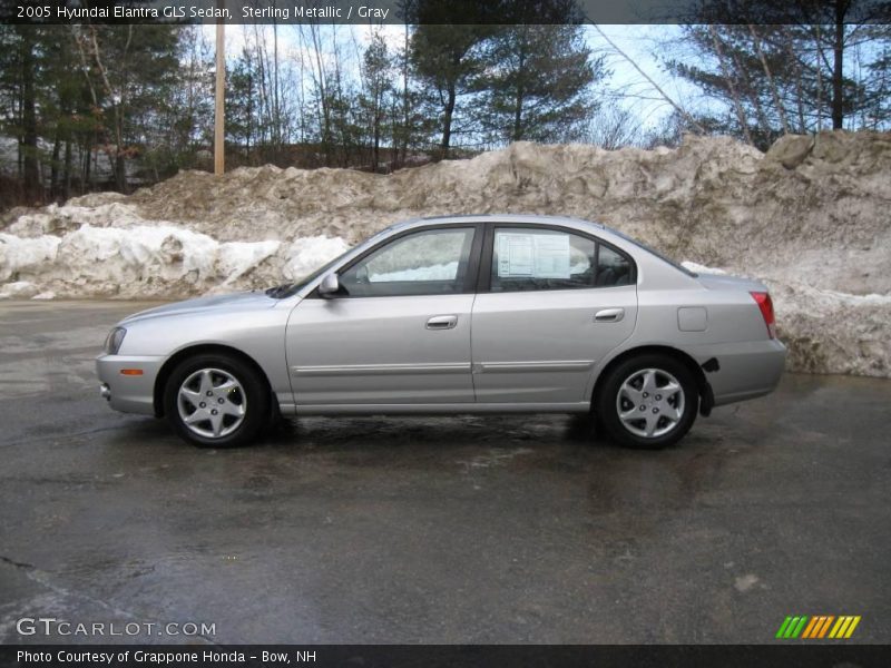 Sterling Metallic / Gray 2005 Hyundai Elantra GLS Sedan