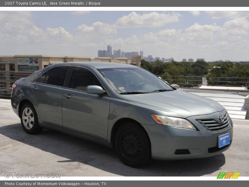 Aloe Green Metallic / Bisque 2007 Toyota Camry LE