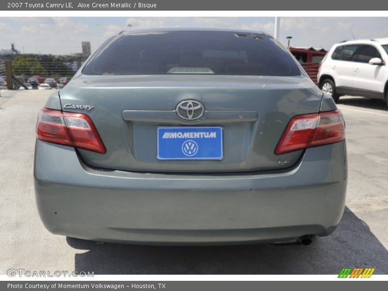 Aloe Green Metallic / Bisque 2007 Toyota Camry LE