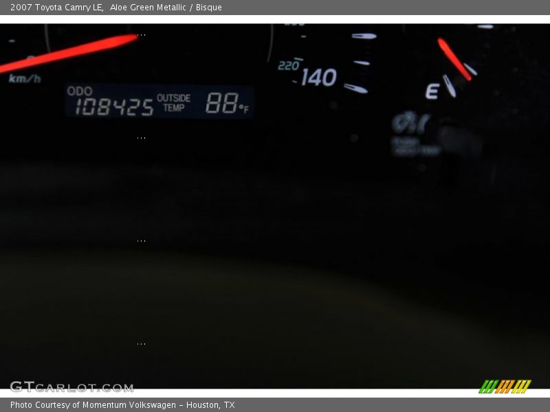 Aloe Green Metallic / Bisque 2007 Toyota Camry LE