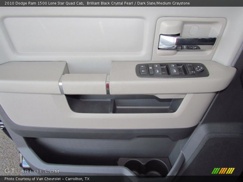 Brilliant Black Crystal Pearl / Dark Slate/Medium Graystone 2010 Dodge Ram 1500 Lone Star Quad Cab